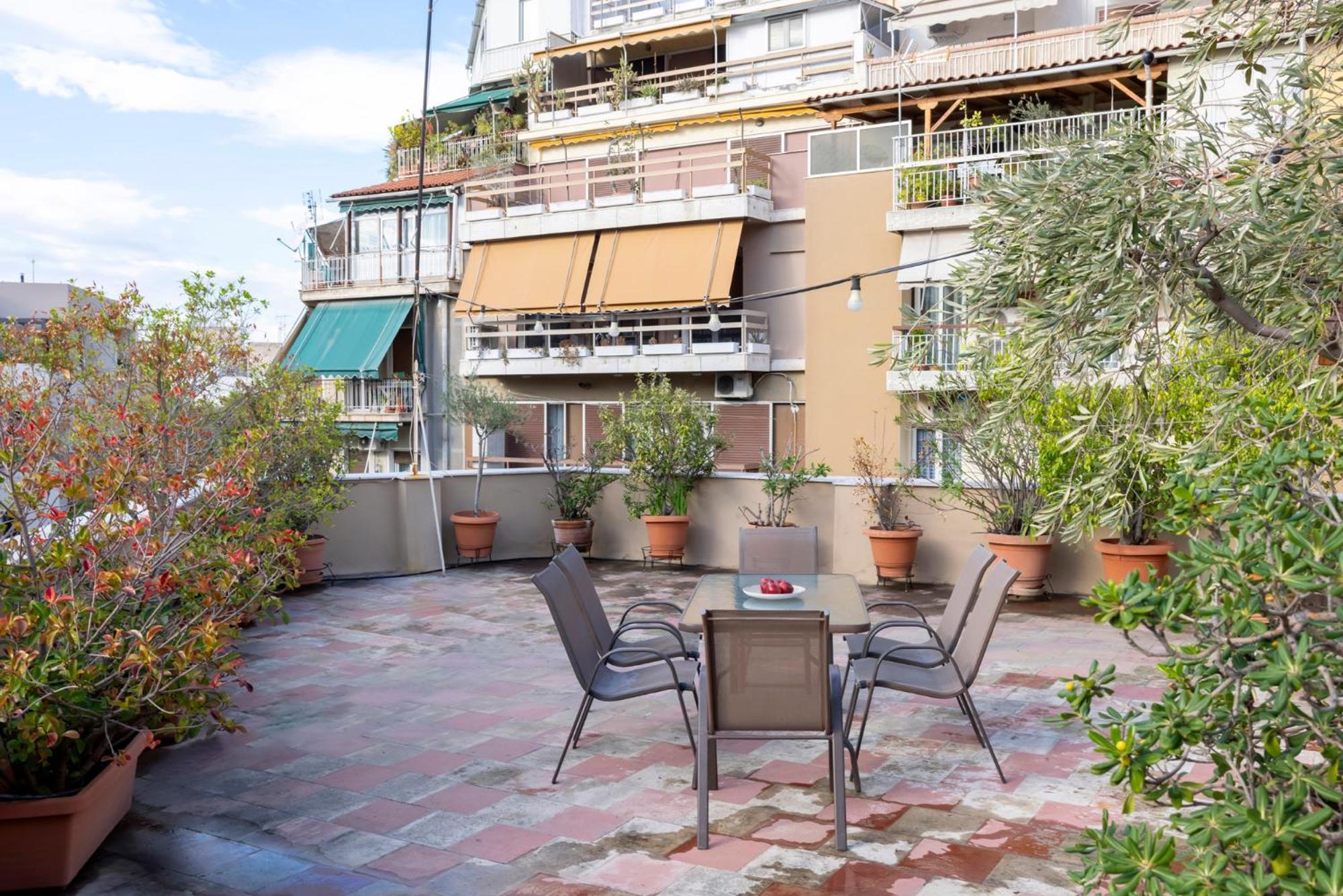 Acropolis Maisonette 3Br 6Ppl 15Min Metro&Museum Atene Esterno foto